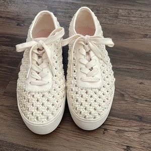 Kate Spade White Rope Sneakers size 10.5